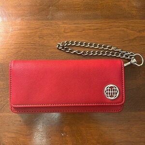 NWOT Dana Buchman Red Corina Wristlet Wallet
